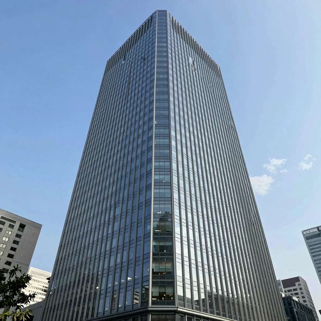 Modern corporate office tower representing a large enterprise client