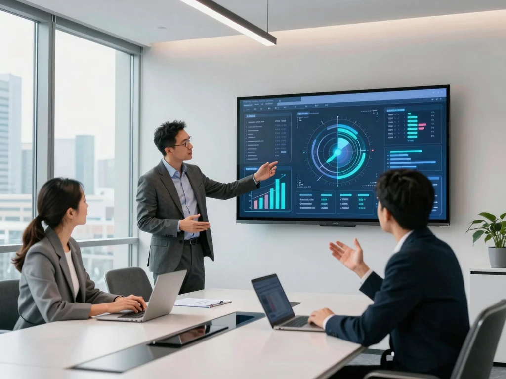 Client and specialist discussing a digitization project